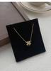 Lucky Four-Leaf Clover Sterling Silver Diamond Pendant Necklace – Elegant, Light Luxury Clavicle Chain for Women