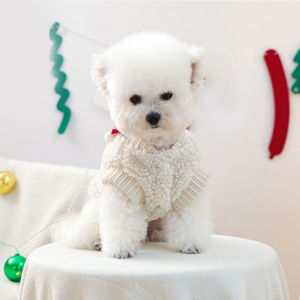 Holiday Pet Cute Puppy And Casual Fashion Clothing Christmas Baby Plush Clothes