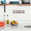 1Set Multi Compartment Wall Mount Spice Jar Rack Seasoning Box Condiment Container Compact Kitchen Accessory Divided Storage