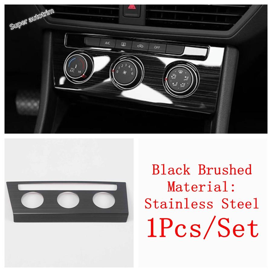 For Volkswagen Jetta Mk7 - Car ABS Accessories Central Control AC Air Conditioning Panel Decoration Frame Cover Trim