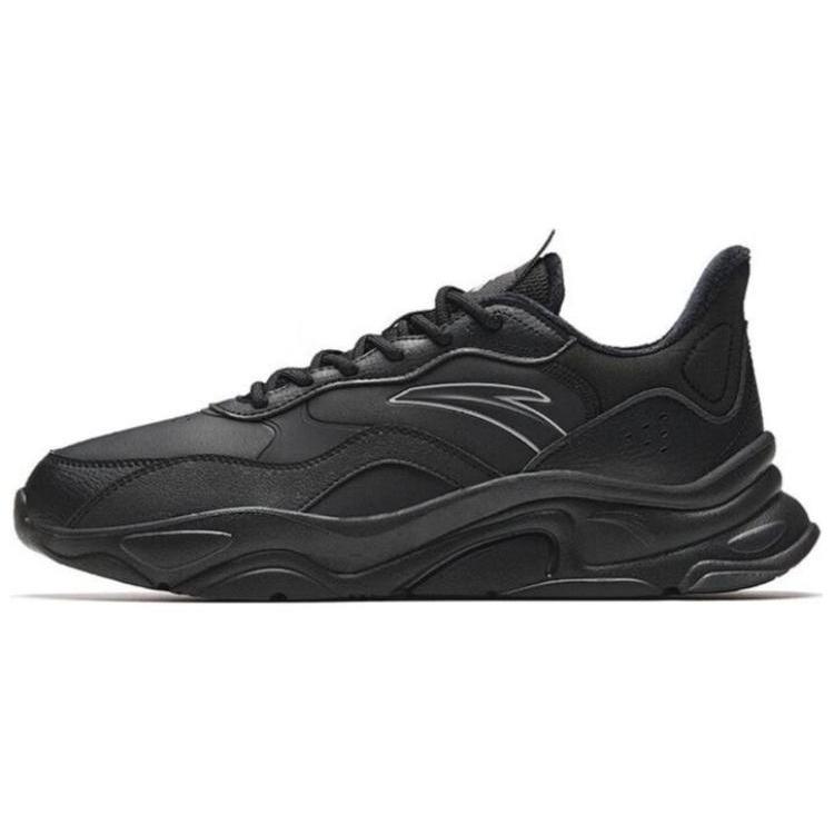 

Anta Millennial Generation Slip Resistant Abrasion Resistant Low top Casual Shoes Men s Black 912348826-9 43