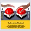  Resetting Spherical Mushroom Head Emergency Stop Button Switches Workshop Switches for Secure & Efficient Operations