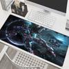 Mouse Pad M-mechanical Warrior G-gundam Office Desk Mats XXL Gaming Accessories Edge White MousePads Laptop Keyboard Mat