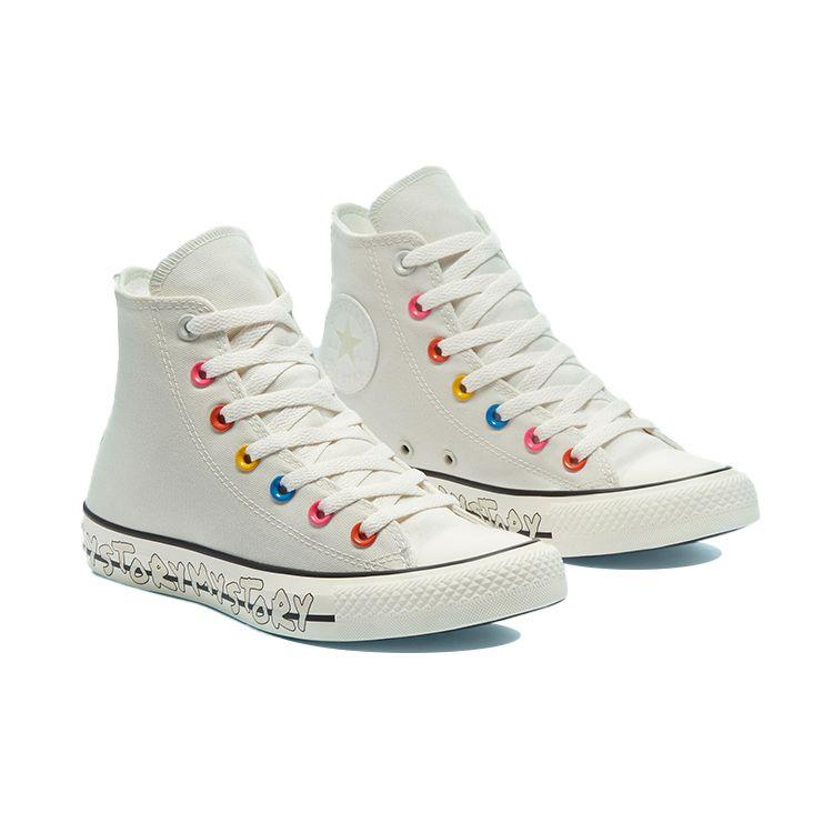 Converse Chuck Taylor All Star High My Story Sneakers Unisex Crema Egret Rosa Iper 170293F