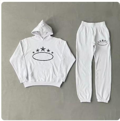 Corteiz Trend Street Loose Sweater Set Women's Trendy Hip Hop Skateboard Casual Top Men's Autumn