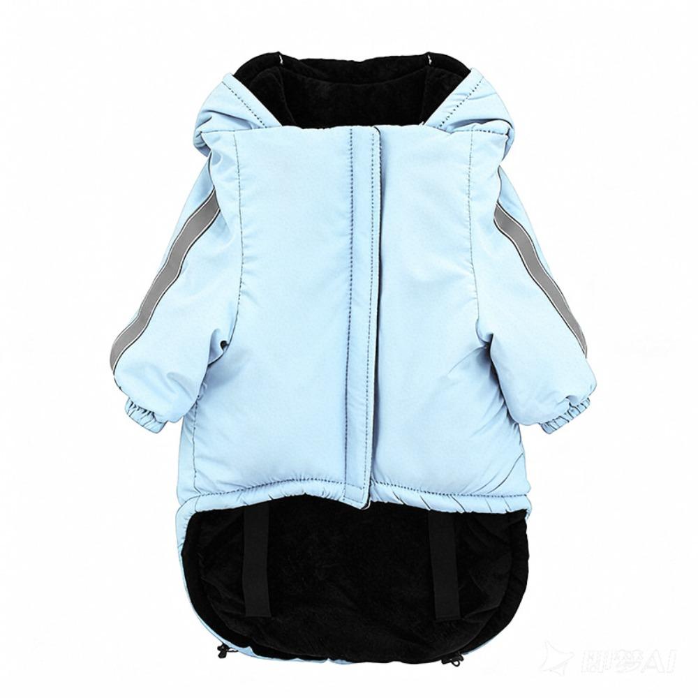 

Водонепроникний Флісовий Одяг для Собак Вітрозахисний Светр для Тварин Дихаюче Худі для Собак Для вулиці XL синій