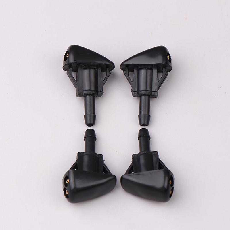 2Pcs 3Holes Car Windshield Wiper Washer Spray Nozzle Universal Car Windshield Washer Nozzles Wiper Water Spray Jet Auto Accessor