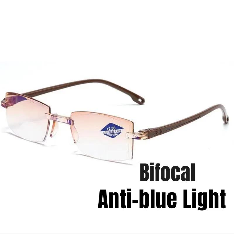Classic Anti-radiation Presbyopia Glasses Ultra Light Unisex Square Reading Glasses Trendy Far-sighted Eyewear