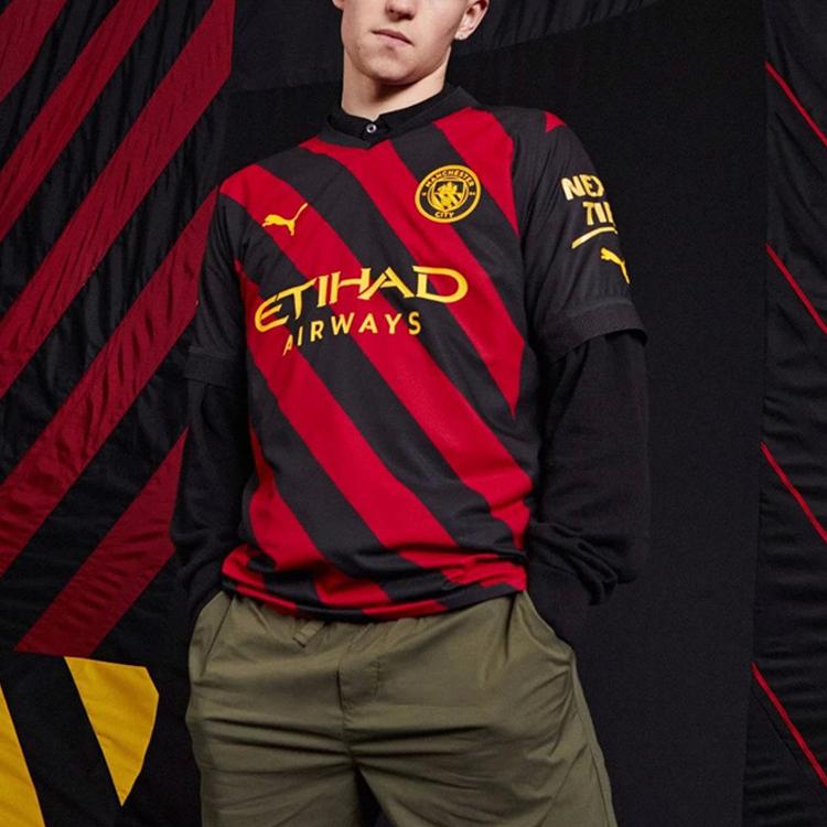 PUMA Manchester City Soccer Jersey Fan Edition Men's Black 765722-02