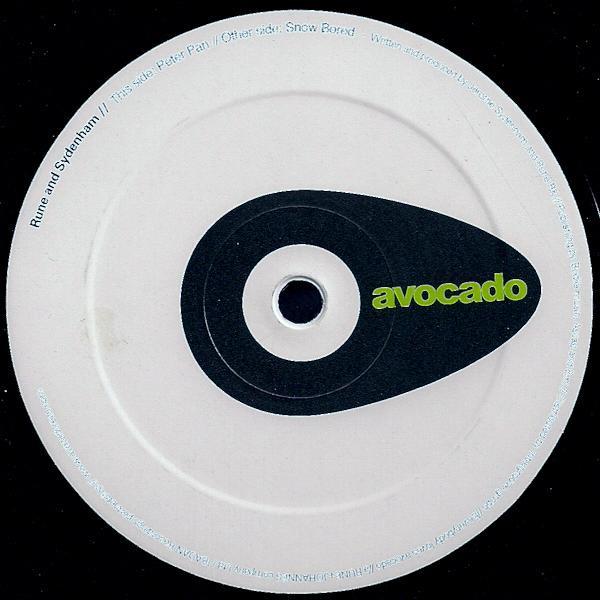 

12inch Record RUNE SYDENHAM Peter Pan Snow Bored AVC002 Avocado Records 2008 Denmark Dance Electronica Used