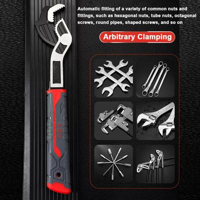 Chiave multifunzionale Tubo ad apertura rapida per chiave autoregolante in acciaio al cromo vanadio 40CR