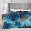Squirtle Charizard Anime Warm Blanket  Travel Plush Throw Blanket Graphic Couch Bed Flannel Bedspread Sofa Bed Cover