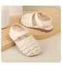 Korean Style Woven Baby Sandals - Breathable, Non-slip Soft Sole Shoes for 1-3 Year Old Girls