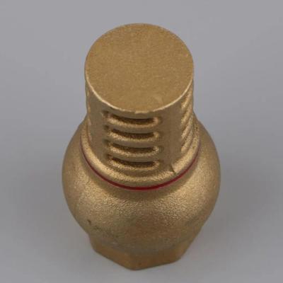 Strong Metal Brass Foot Valve Anti Backflow Female Thread Check Valve Easy Installation One Way Strainer Filter Direct Supply
