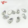 Top Quality AB K9 Crystals Flatback Teardrop Rhinestones Sew on Strass Sewing Glass Rhinestones for Dance Dress