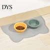 Pet Mat Feeding Strong Flexibility Anti-slip Waterproof Cat Head Placemat Shape Dog Silicone Food for Daily Use