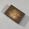 Handcrafted Copper Inlaid Solid Wood Box Jewelry Organizer Indian Rosewood for Watches Stamps Gold Bars