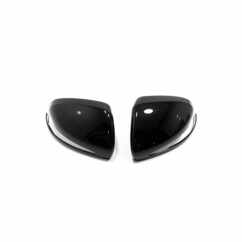 ABS Carbon/Black For Mercedes Benz B C E S GLB GLC Class W205 W213 LHD Car Side Door Rearview Turning Mirror Cover Trim