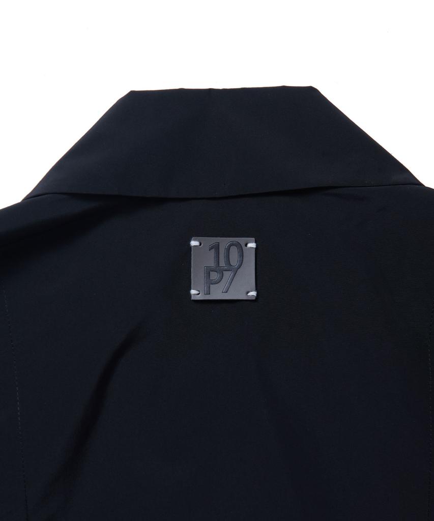 Ten Past Seven Contrast Piping Blouson Jacket - Black