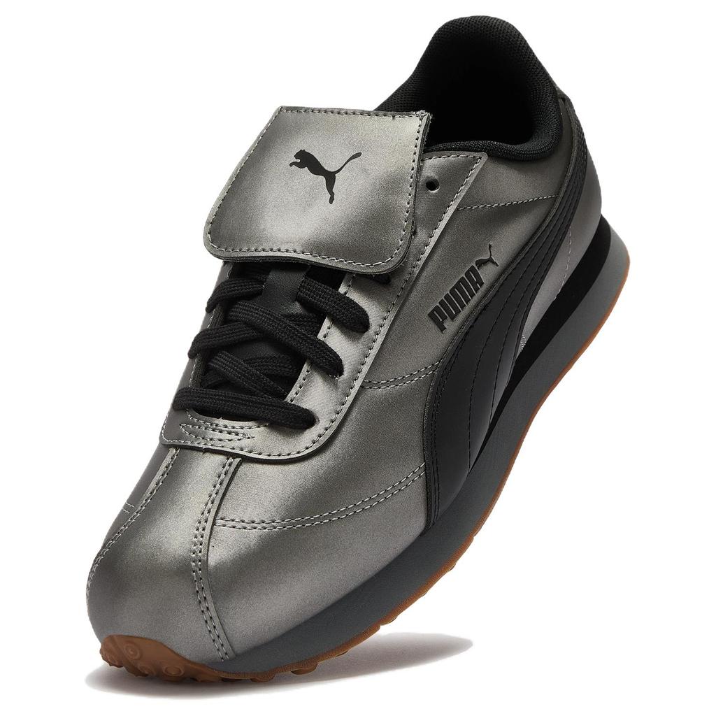 Puma Turin Retro Comfortable Versatile Lifestyle Casual Shoes Unisex Shoes Black Silver 410479-02