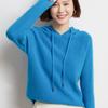 Women S Loose Knitted Hooded Sweatshirt Thick Casual Pullover Sweater