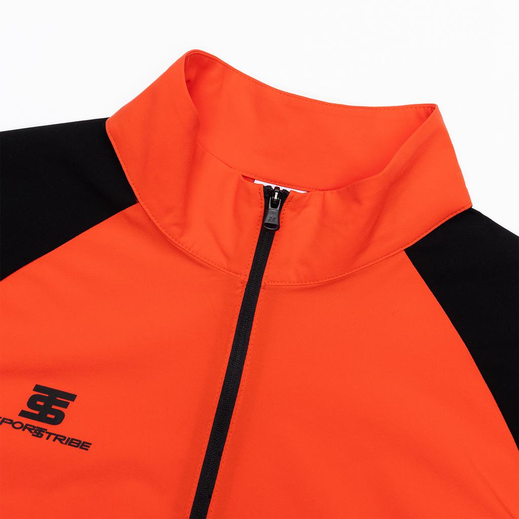 Sportstribe St Half-Zip Windbreaker Bk/Or