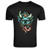 Demon Oni Mask Tongue Out Graphic T-Shirt