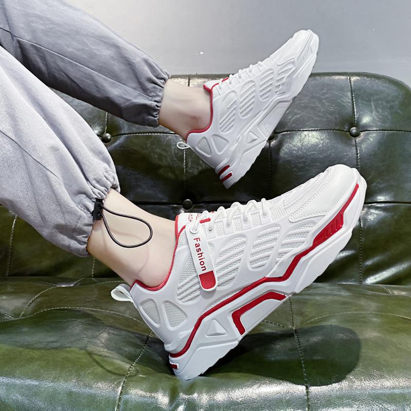 Men's Trend Clunky Sneaker Outdoor Non Slip Breathable Casual Running Sport Shoes Comfortable Work Shoes