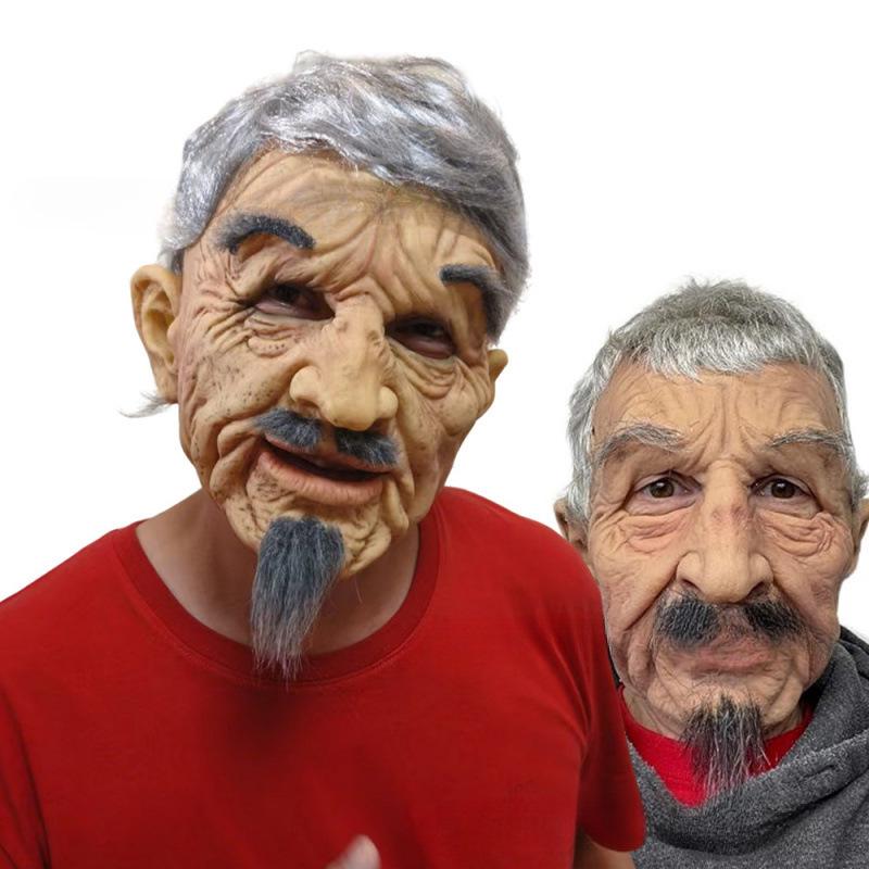 Măști Realiste din Silicon pentru Personaje Bătrân și Bătrână