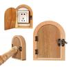 No-Drill Wood Outlet Cover Handmade Light Switch Cover Decorative Wall Outlet Protector  Home Decor