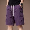 High-end American outdoor ice silk tooling shorts men's summer thin loose casual sports straight five-point pants