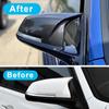 Door Mirror Covers Carbon Fiber Side Mirror Cover Caps Rearview Replacement For BMW F20 F22 F23 F30 F31 F32 F33 F36 F87 M2 X1 E84