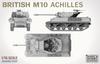 Takom British M10 2c Achilles Tank Destroyer Plastic Model Kit 1/16 TKOAHHQ-007