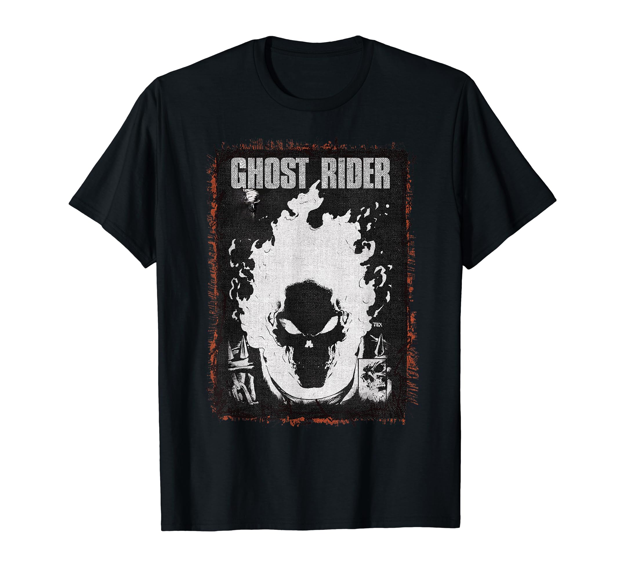 

Marvel Ghost Rider Dark Antique Poster T-Shirt