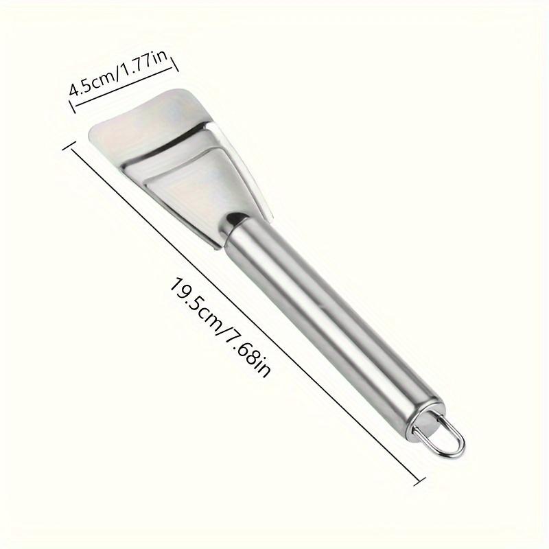 1 buc Lopată Dezghețare Oțel Inoxidabil Frigider Curățare Casă Instrument Anti-alunecare Racletă Gheață Lopată Dezghețare Unelte Frigider Bucătărie