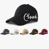 RICYGVM Fashion Letter Baseball Hat For Women Holes Peaked Cap Cotton Solid Color Duck Tongue Hats Unisex Outdoor Sunshade Visor