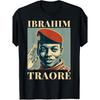 Men'S & Unisex Captain Africa Ibrahim Traore T-Shirt - Iconic Signature Print, Casual Round Neck Tee, S To 3XL Sizes Suitable For Home, Outdoor,