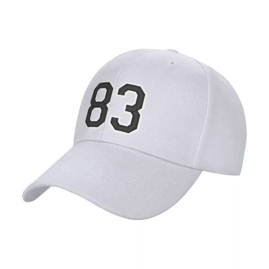 Schwarzes Trikot Sportnummer dreiundachtzig Fußball Baseballkappe Golfhut Echter Sonnenhut Für Kinder Kinderhut Unisex Damen