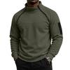 Men's Jacket Half Zip Pullover with Stand Collar for Outdoor Winter Warm