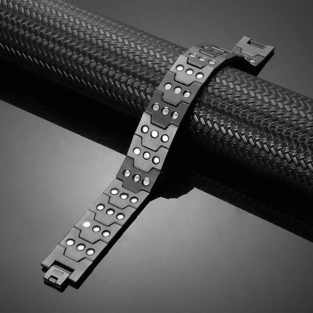 Reines Kupferarmband für Herren Magnetische Vintage-Armbänder Armband Verstellbarer Schmuck Geschenk mit Größenwerkzeug