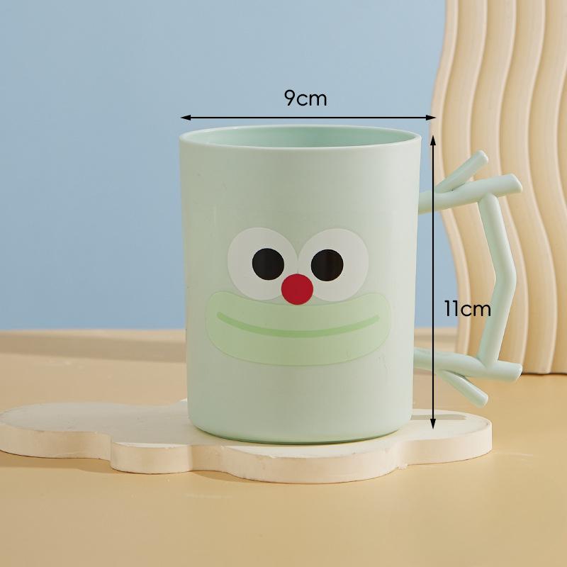 

Стакан для зубной щетки Дорожный Мультяшный Большой рот Бытовой Стакан для умывальника Стакан для полоскания рта Пластиковый стакан 501-600ml зелёный