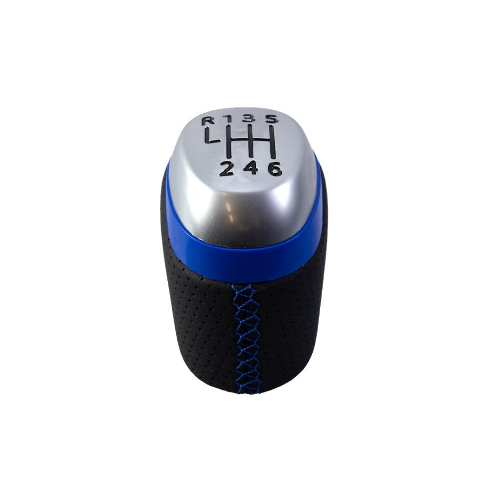 

Black Perforated Leather Gear Shift Knob for Renault MK4 - Manual Transmission Shifter Handle, Durable Auto Gear Lever Accessory