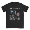 Artemis II Moon Mission Unisex WoUnisex T Shirts Novelty Tee Shirt Short Sleeve O Neck TShirt Cotton Summer Clothing