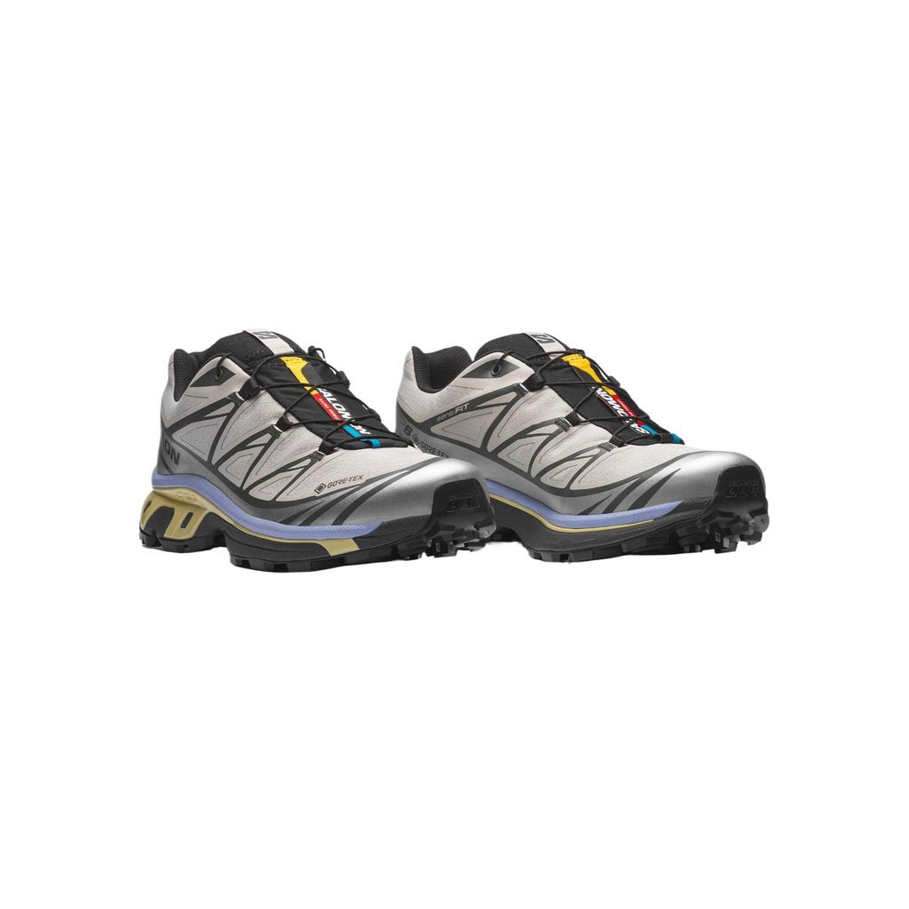 SALOMON XT 6 Trail Running Shoes Unisex Low Top Silver Cloud/Urban Fas
