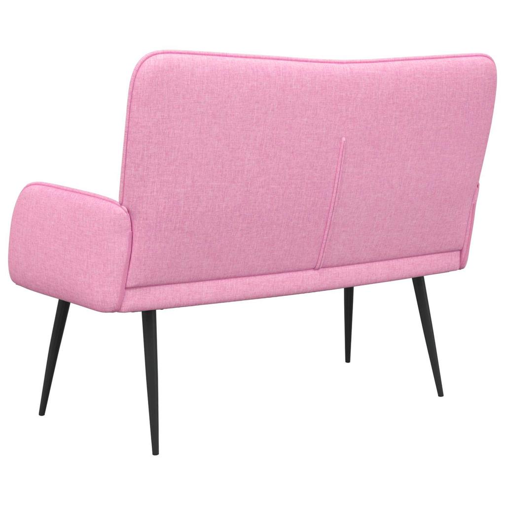 2 Seater Sofa Pink 115 X 61 X 87 Cm Fabric