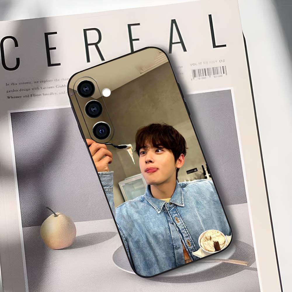 Cha E-Eun-woo Phone Case For Samsung Galaxy A73,A72,A71,A70,A53,A52,A51,Soft Silicone Black Cover Samsung a21s