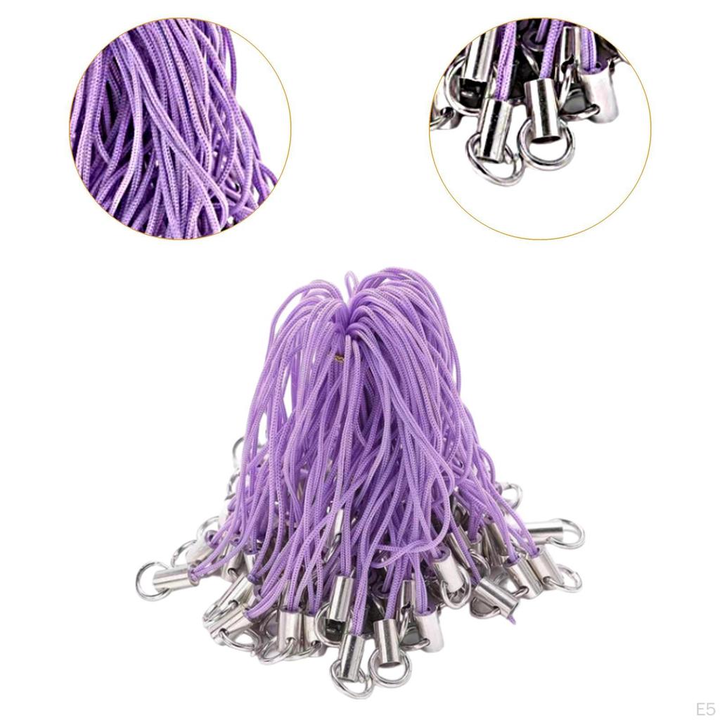 100 Pieces Mobile Phone Dangle Straps Lanyards Practical DIY Accessories Rope for
