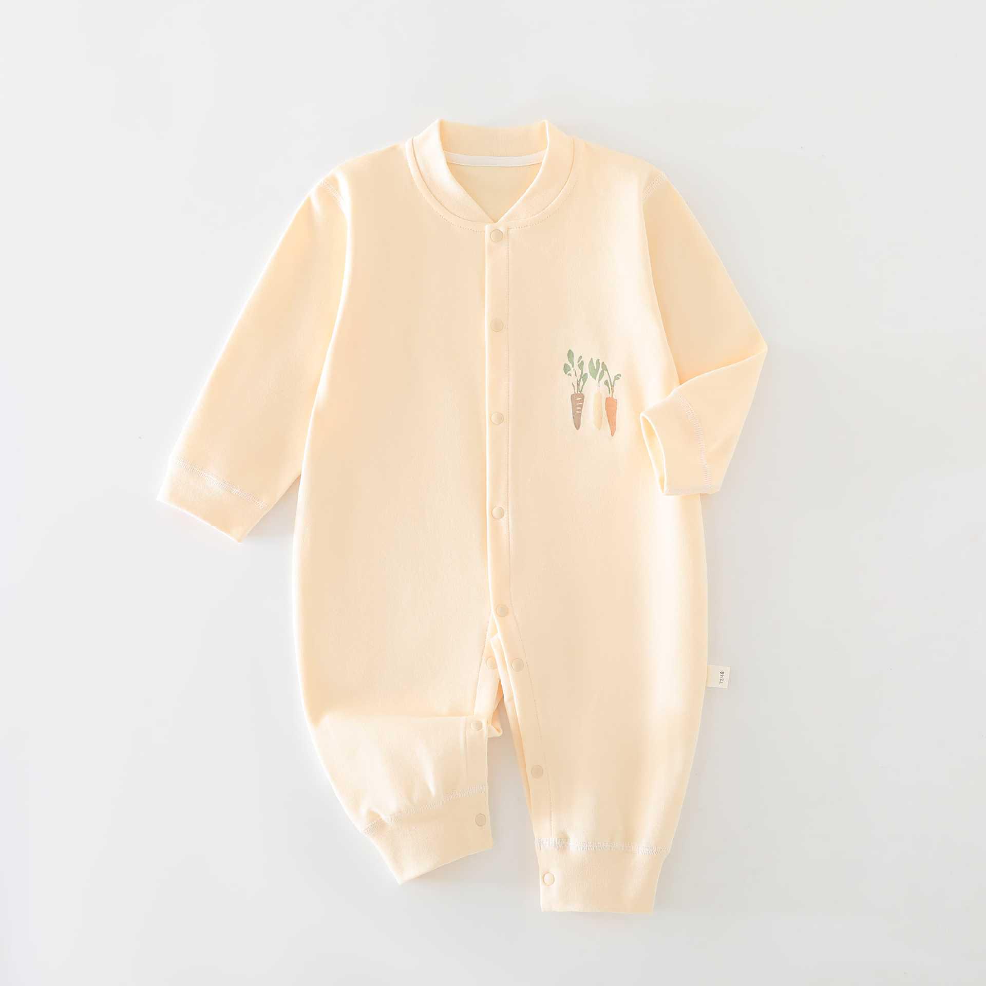 

Premium 7A Antibacterial Cotton Baby Bodysuit, Tagless Newborn Crawling Suit, Four-Seasons Style Infant Clothing 73