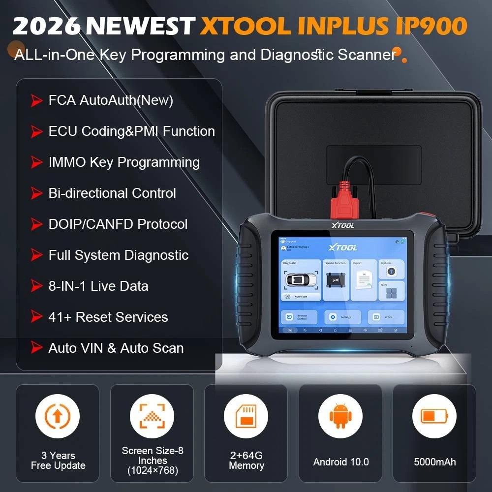 EU Warehouse XTOOL IP900 Car Ecu Programming Device Vehicle  Automotive Diagnostic Machine Obd2 Code Reader Tool for Cars