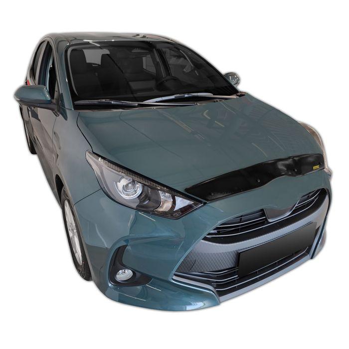 SCOUTT | Bra Capot Déflecteur Protection pour Toyota Yaris Depuis 2020, Aérodynamique, Assemblage Facile, Aucun perçage requis
